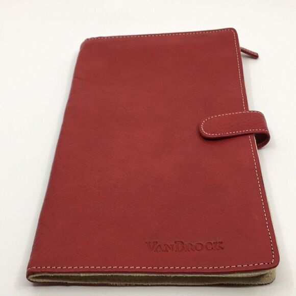 Vanbrock Red Faux Leather Travel Jewelry Case - Picture 2 of 16